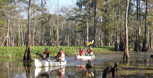 atchafalaya canoeists